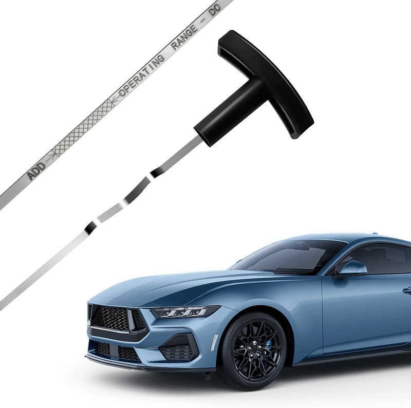 VerRich Stainless Steel Engine Oil Dipstick for 1999-2003 Ford F250 F350 F450 F550 Excursion 7.3L Diesel | OE F81Z-6750-DA | Oil Level Indicator - Image 1